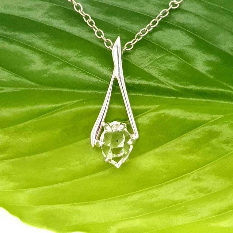 herkimer diamond pendant