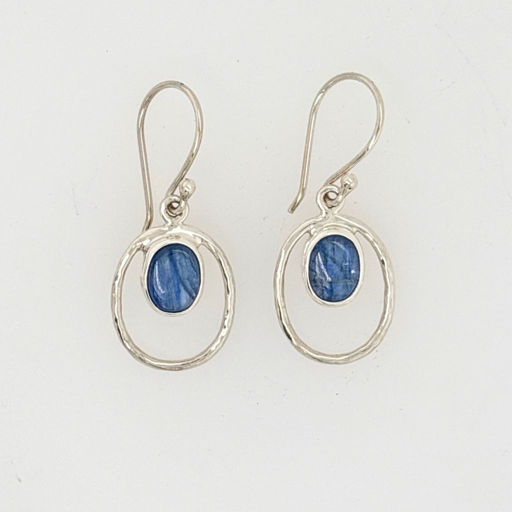 kyanite earrings
