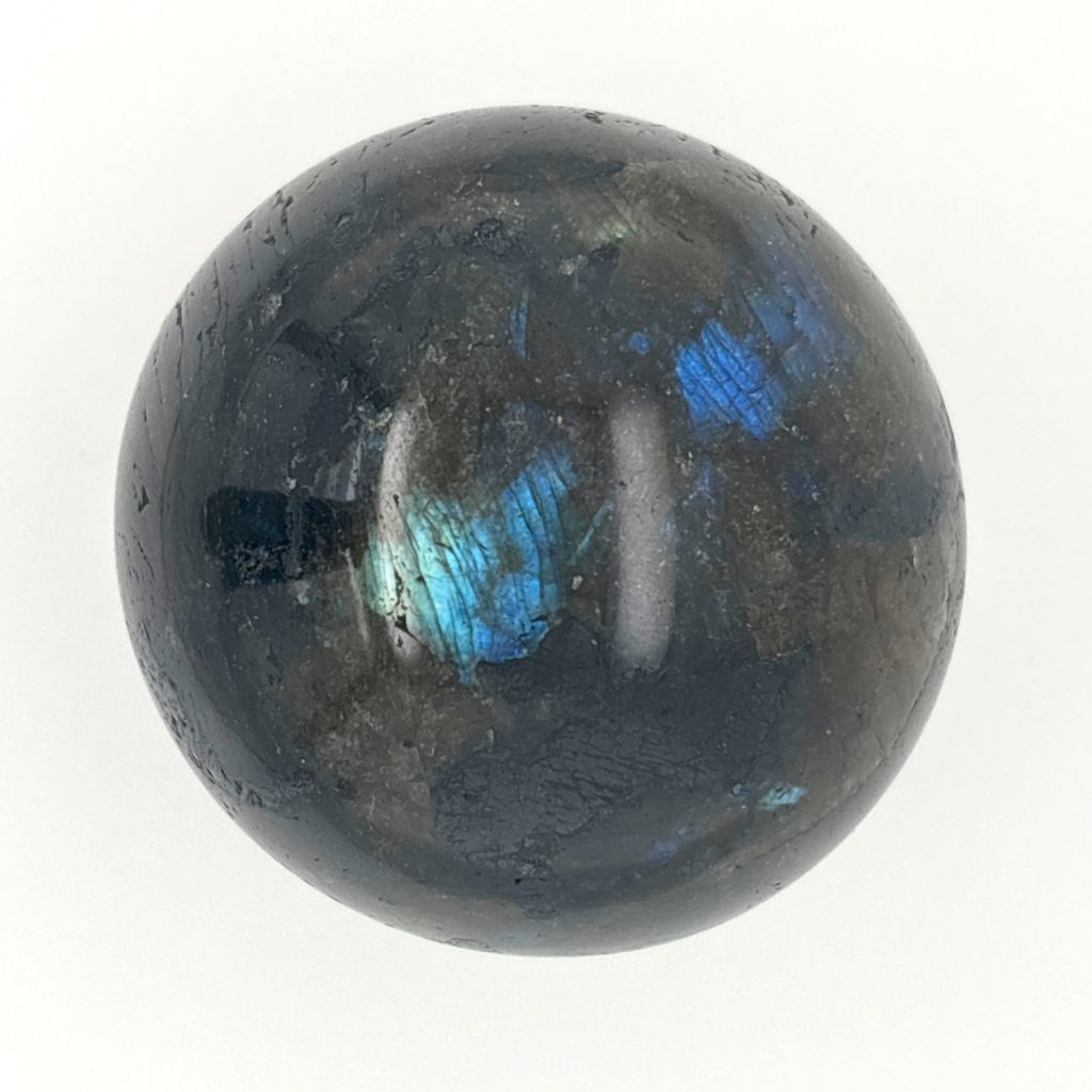 Labradorite Sphere 88g | Flash Labradorite Crystal Ball | Protection Stone