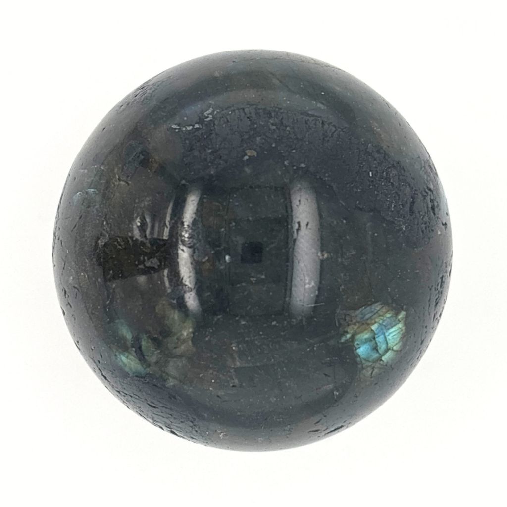 Labradorite Sphere 88g | Flash Labradorite Crystal Ball | Protection Stone