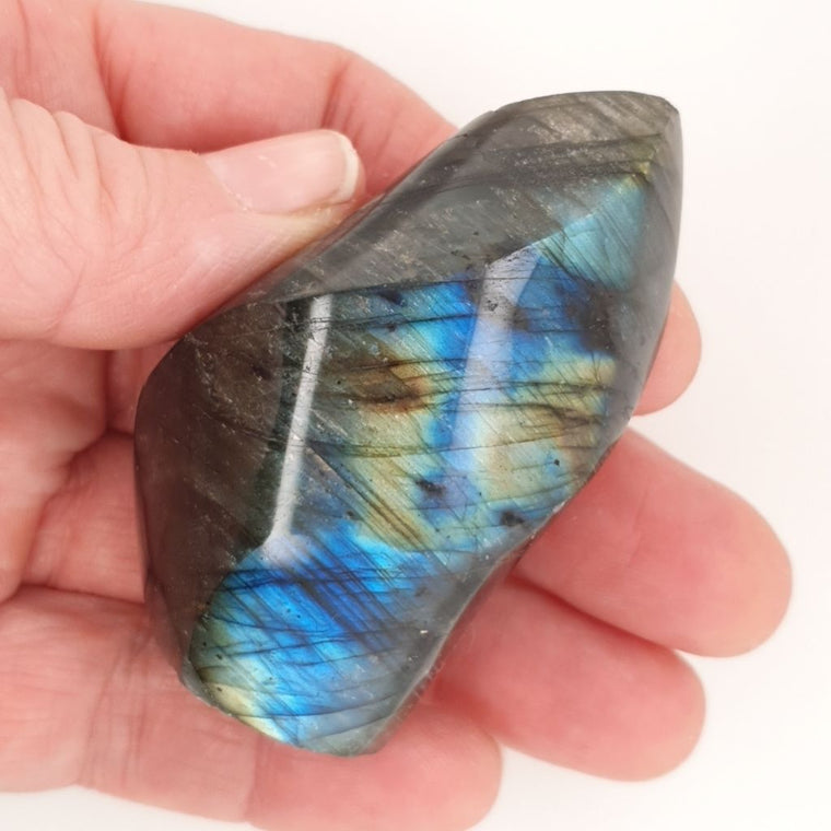 labradorite crystal flame