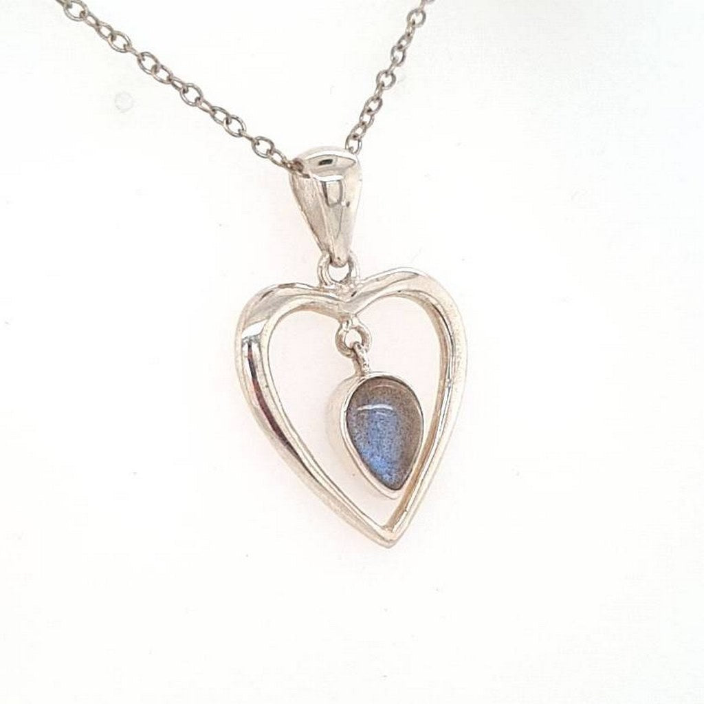 Labradorite Crystal Pendant