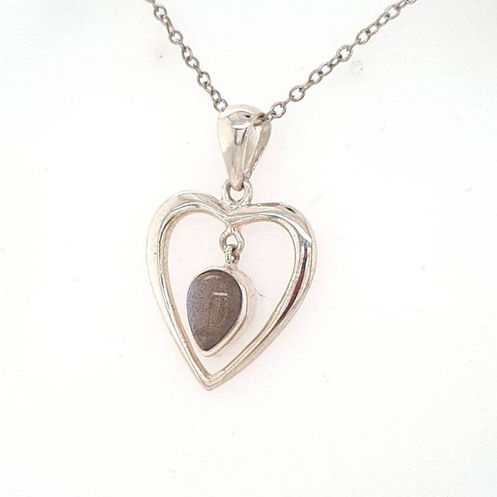 Labradorite Crystal Pendant