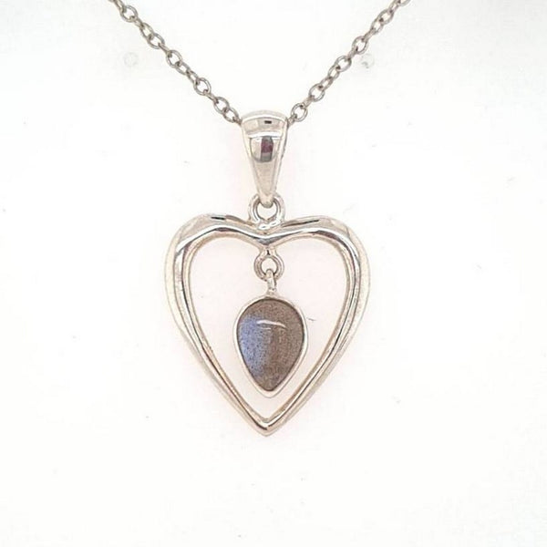 Labradorite Crystal Pendant