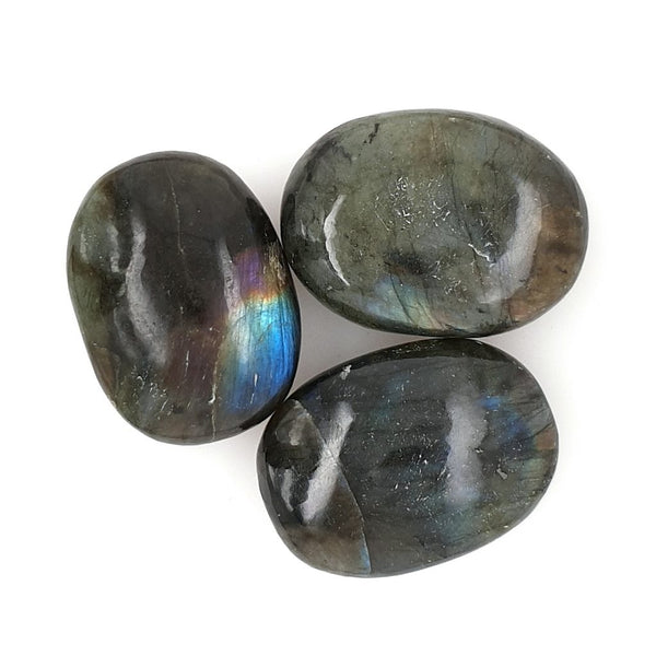 Labradorite Palm Stones: Mystical Aura & Healing Energy Gemstone