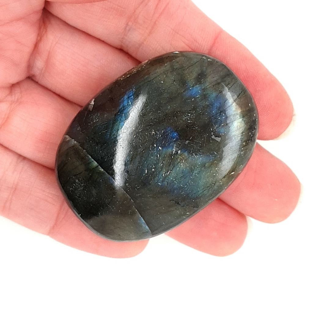 Labradorite Palm Stones: Mystical Aura & Healing Energy Gemstone