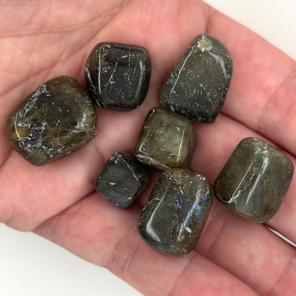 labradorite tumble stones