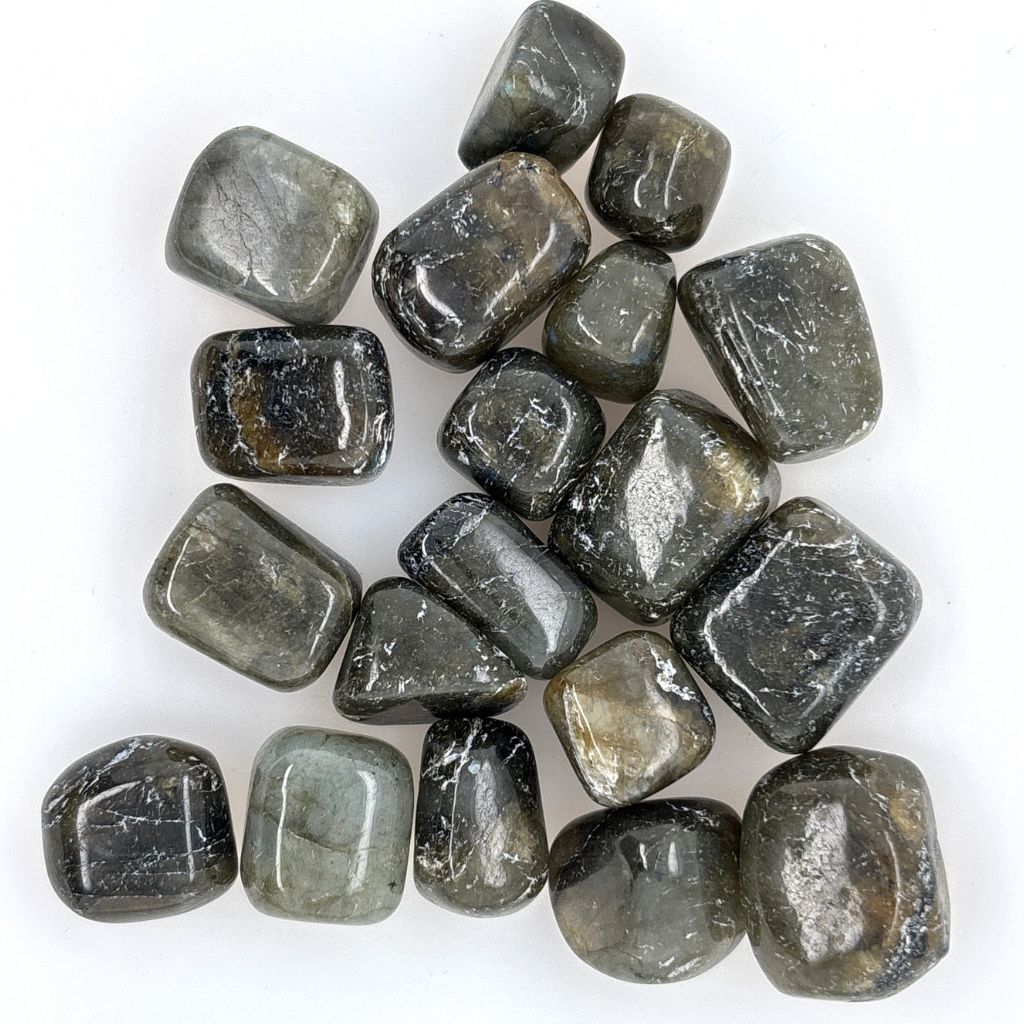 labradorite tumble stones
