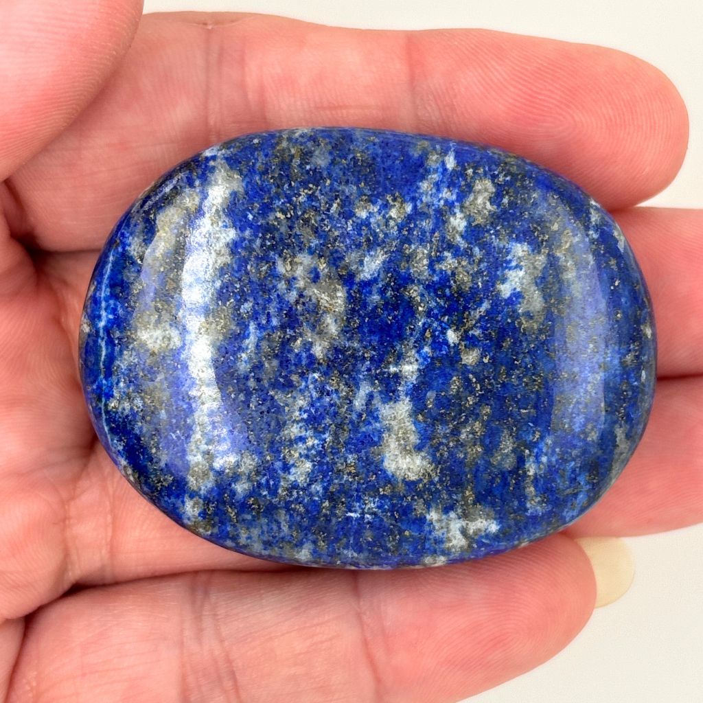 lapis lazuli palm stone