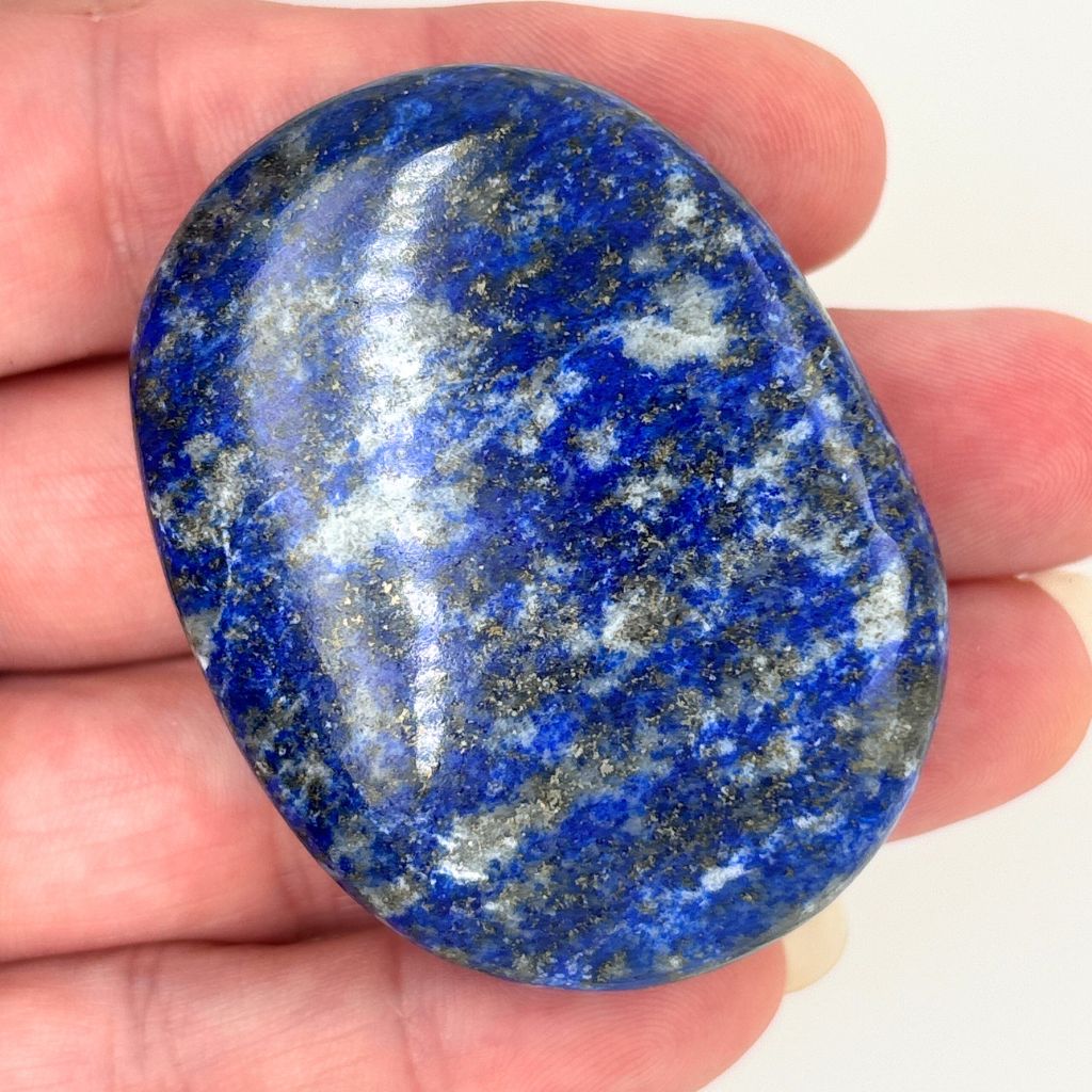 lapis lazuli palm stone