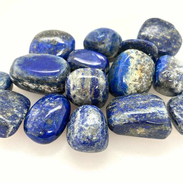 Lapis Lazuli Tumbled Stones - Polished Gemstones for Wisdom and Reiki Healing