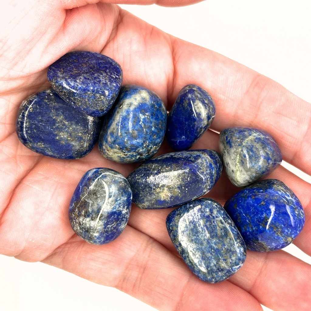 Lapis Lazuli Tumbled Stones - Polished Gemstones