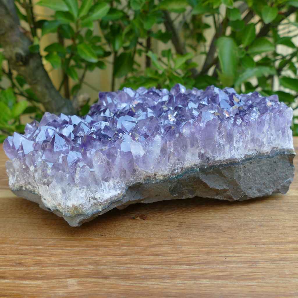 large amethyst cluster