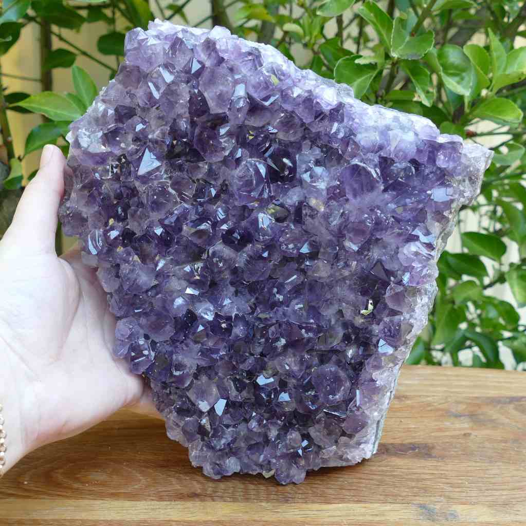 large amethyst cluster