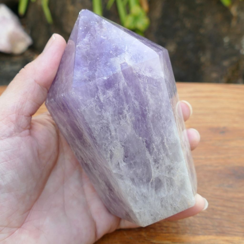 Large Amethyst Point 823g – Natural Amethyst Tower Crystal Australia