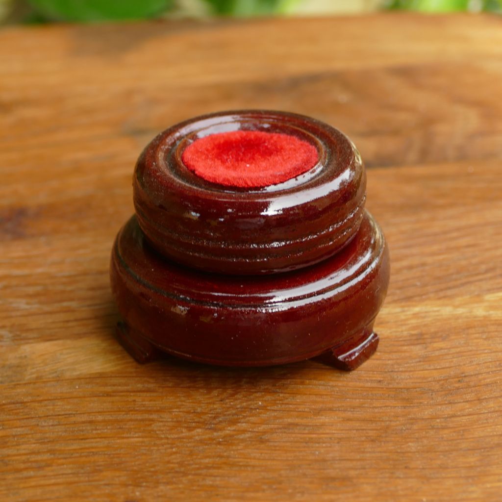 xlarge wood crystal display stands