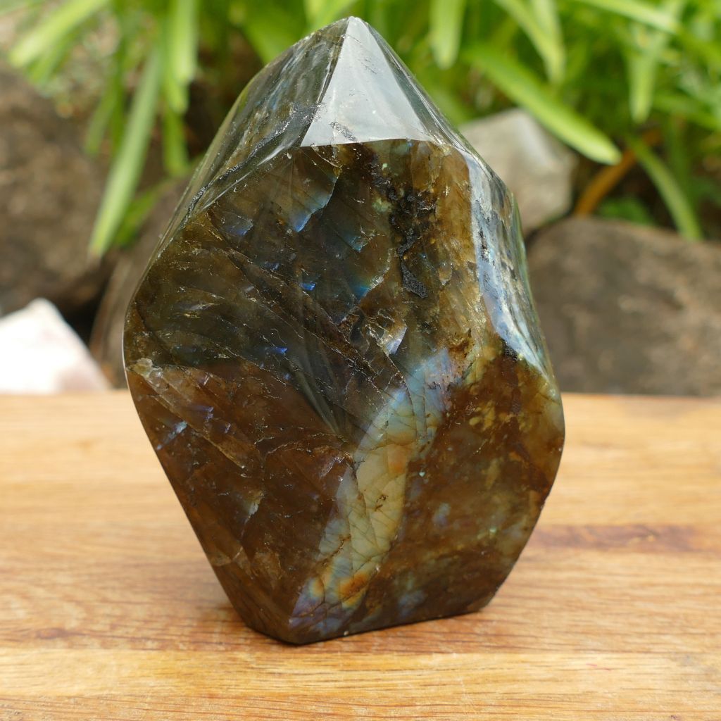 large Labradorite flame