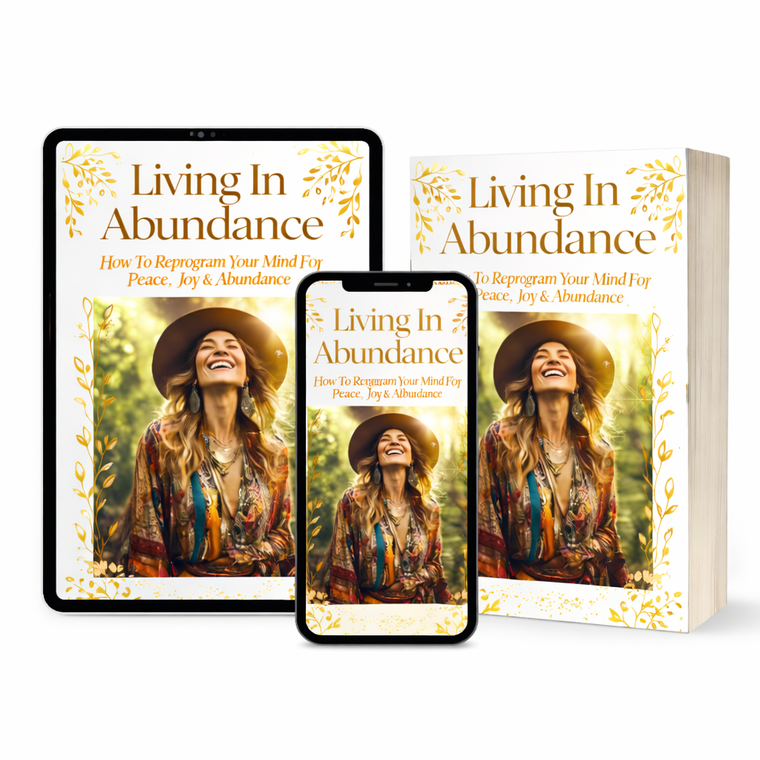 Living In Abundance ebook – abundance mindset manifestation personal development guide
