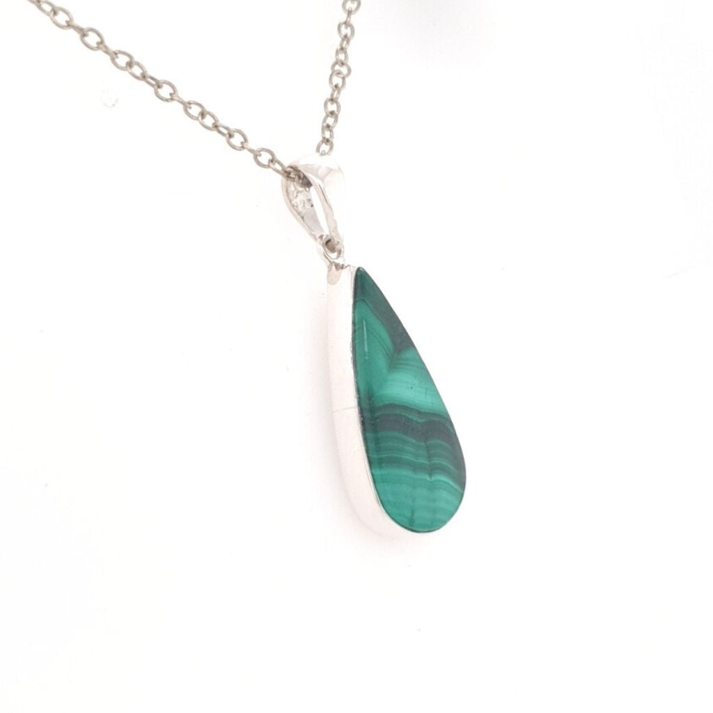 malachite pendant