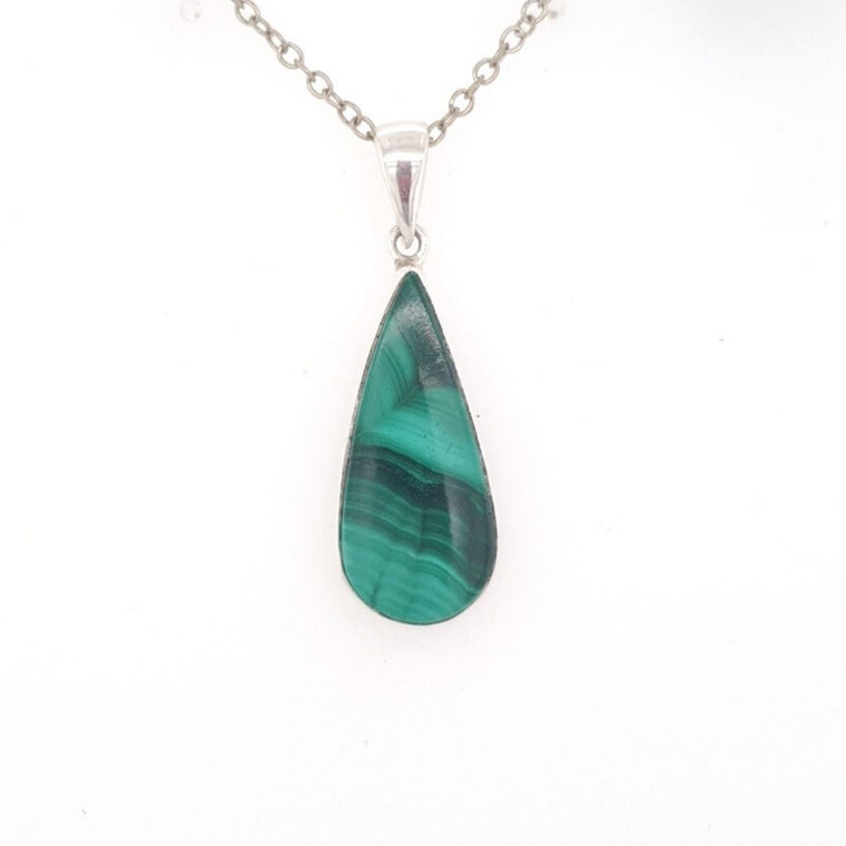 malachite pendant