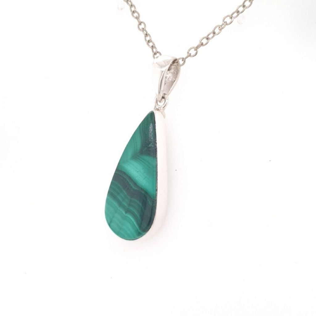 malachite pendant