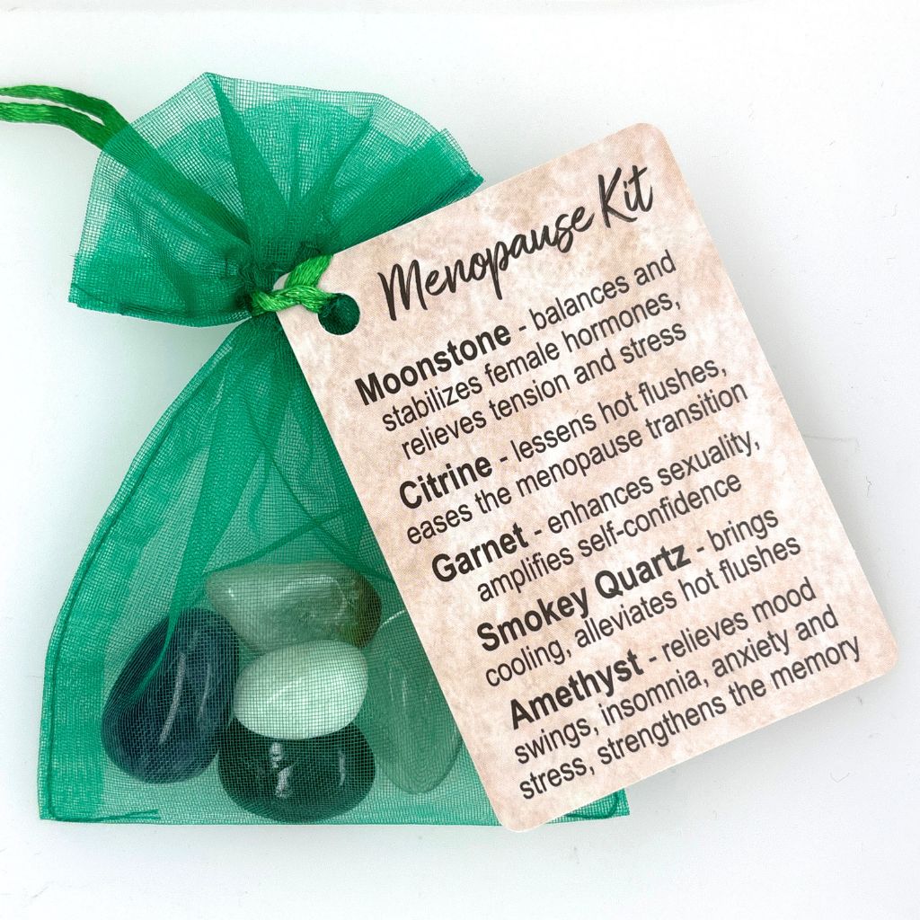 crystal healing stone set - menopause