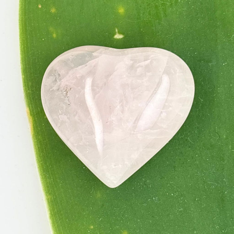 Rose Quartz Heart Crystal | Earth Inspired Gifts