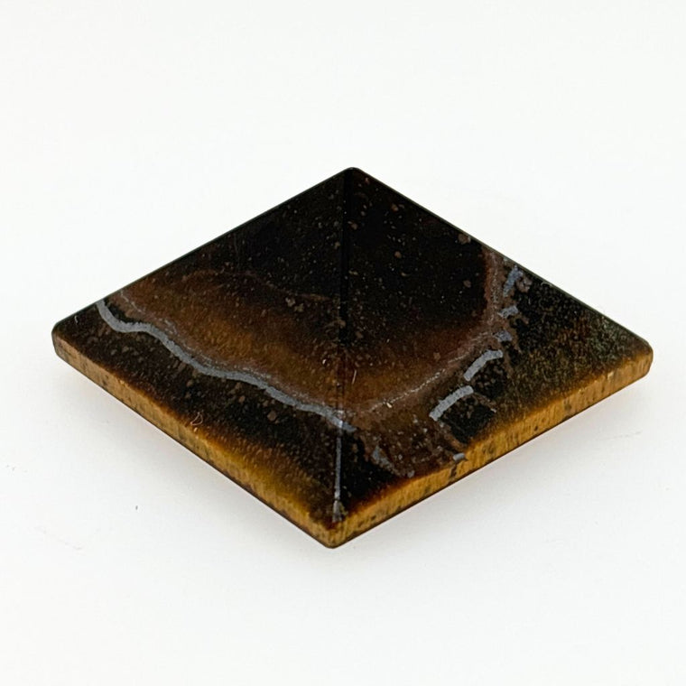 mini tiger eye pyramid