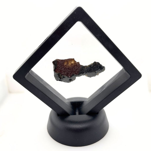 Natural Moldavite Specimen – 5.5g (With Display Case)
