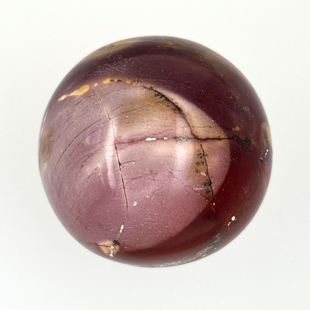 Mookaite crystal sphere