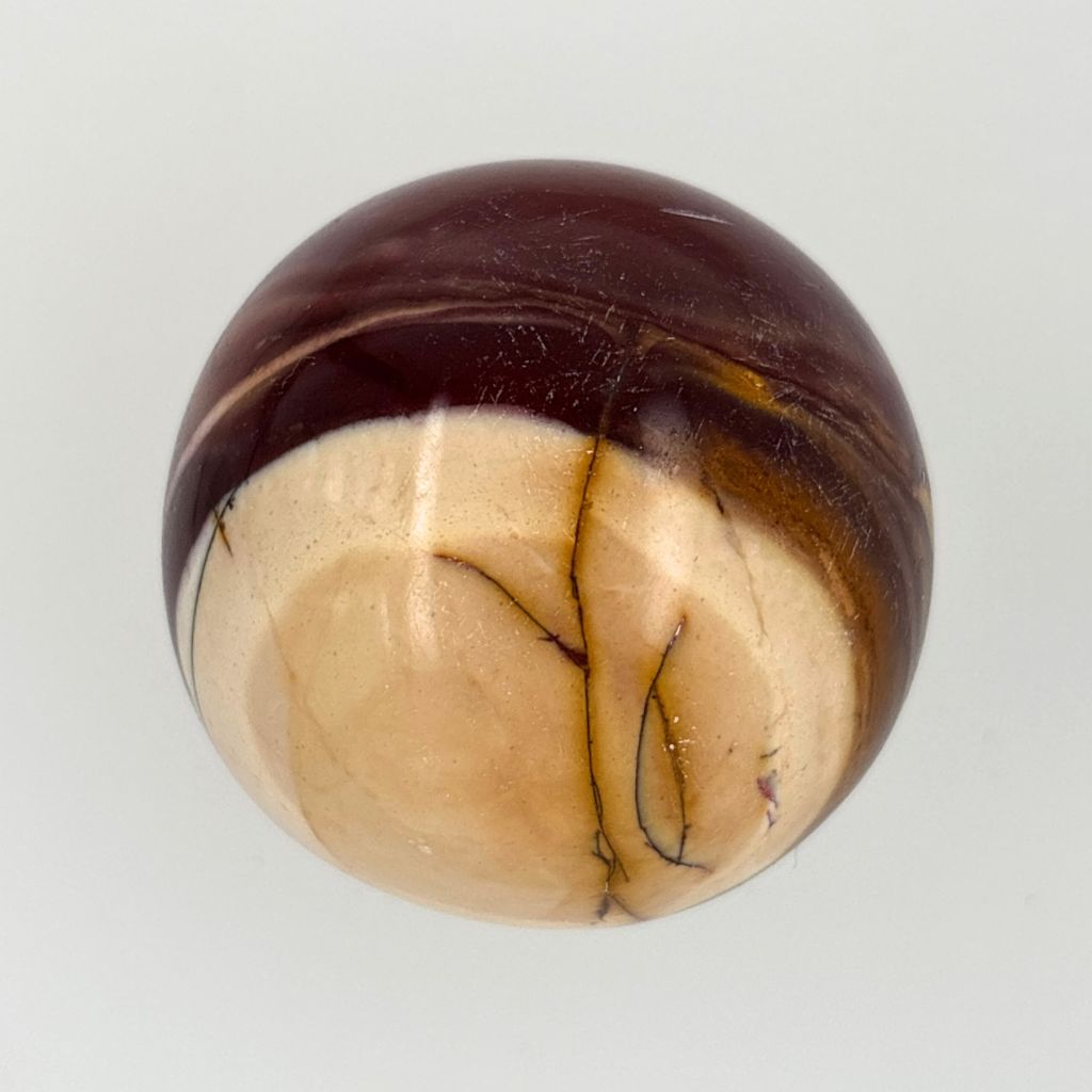 Mookaite crystal sphere