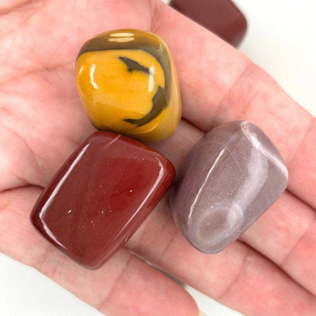 mookaite tumble stones
