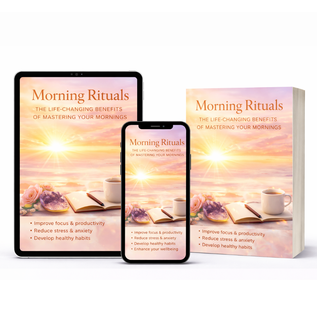 Morning Rituals ebook cover – guide to creating a powerful morning routine for productivity and wellbeing