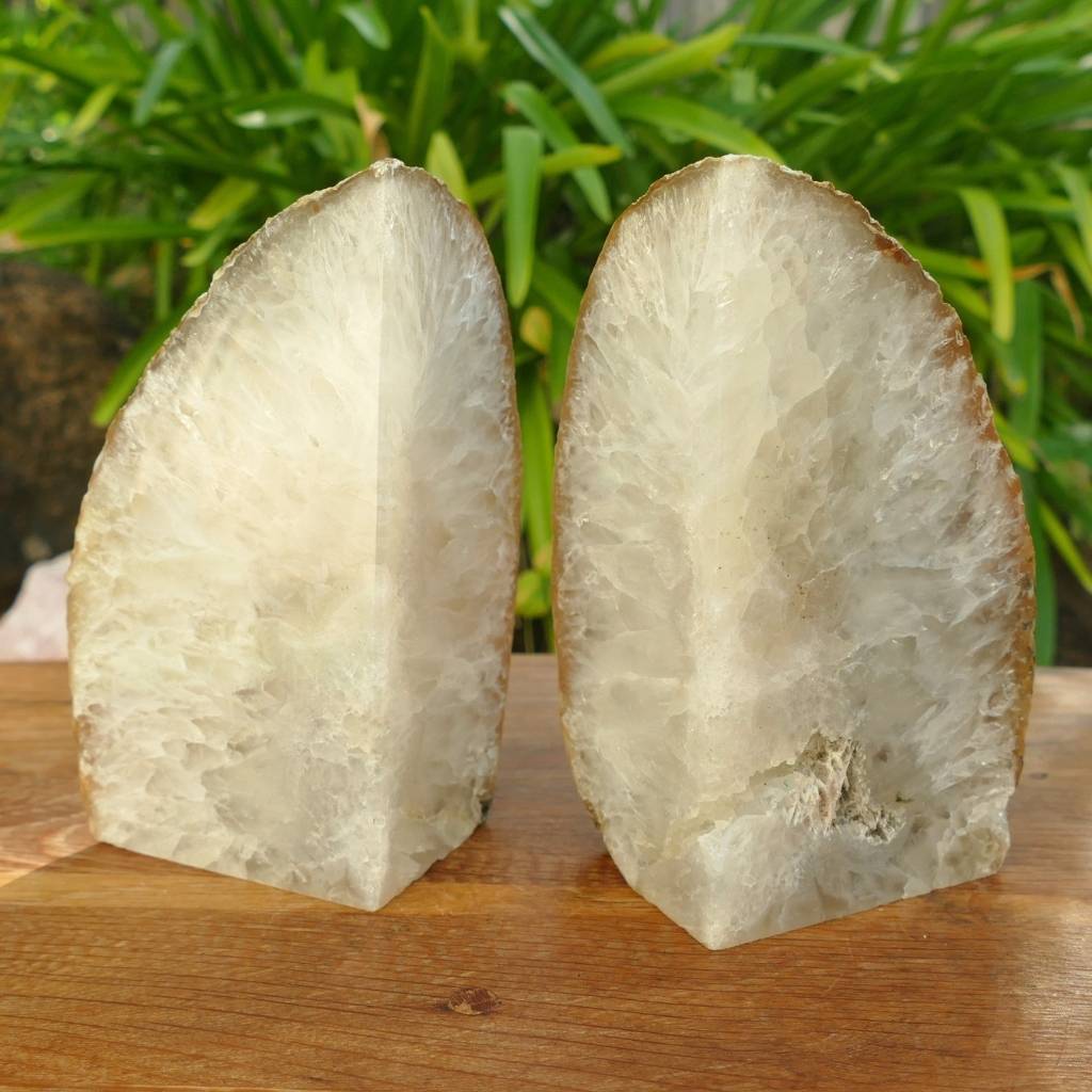 Natural Agate Bookends Australia | Crystal Bookends Pair