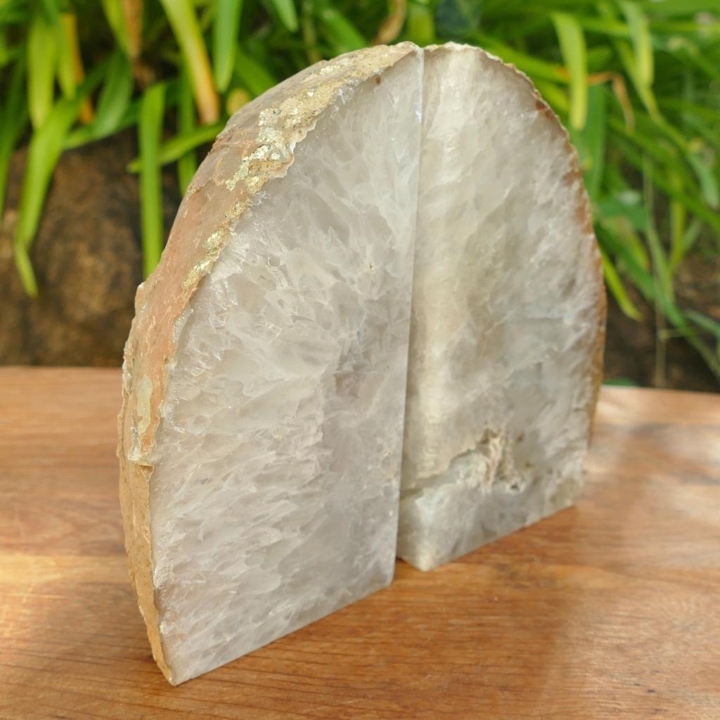 Natural Agate Bookends Australia | Crystal Bookends Pair