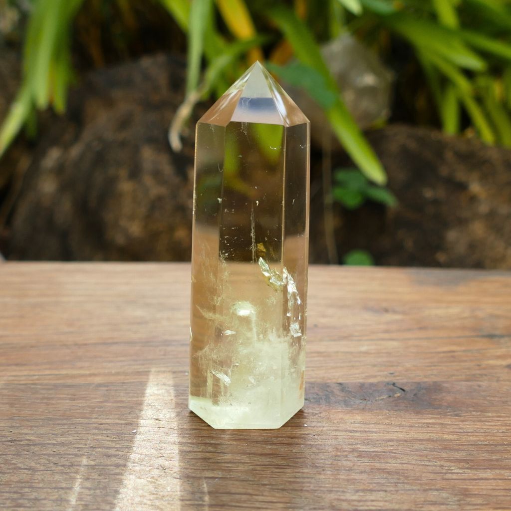 natural citrine polished point