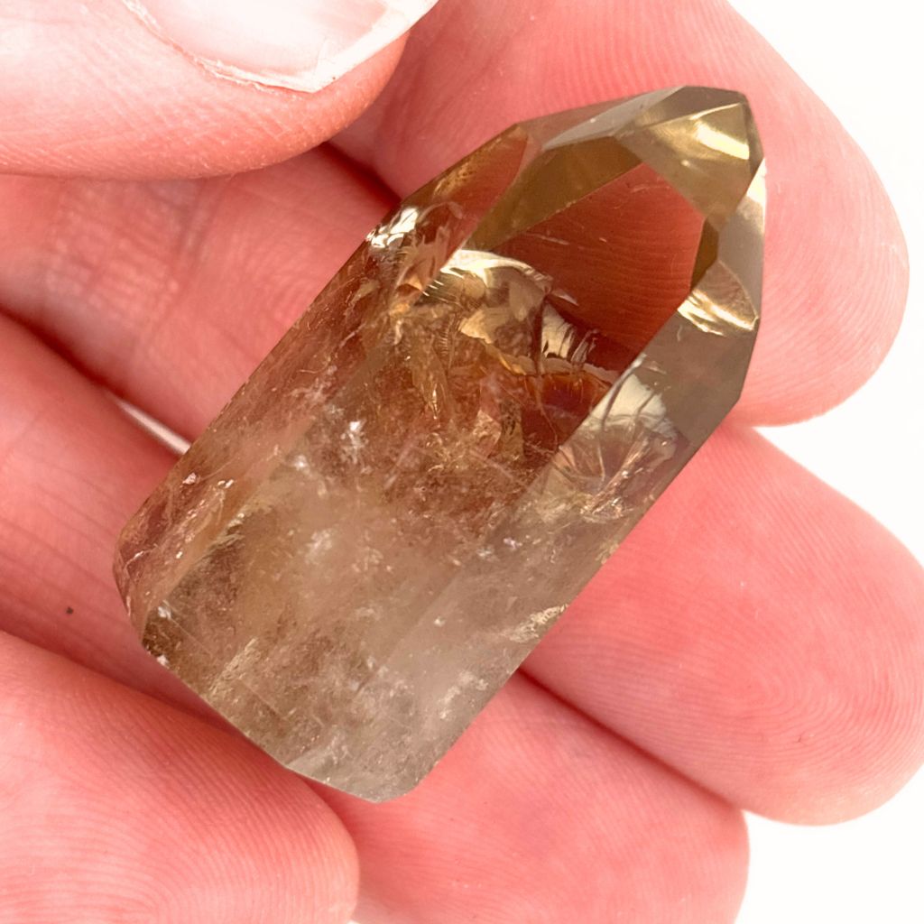 Natural Citrine Crystal Point | Polished Citrine Tower Australia