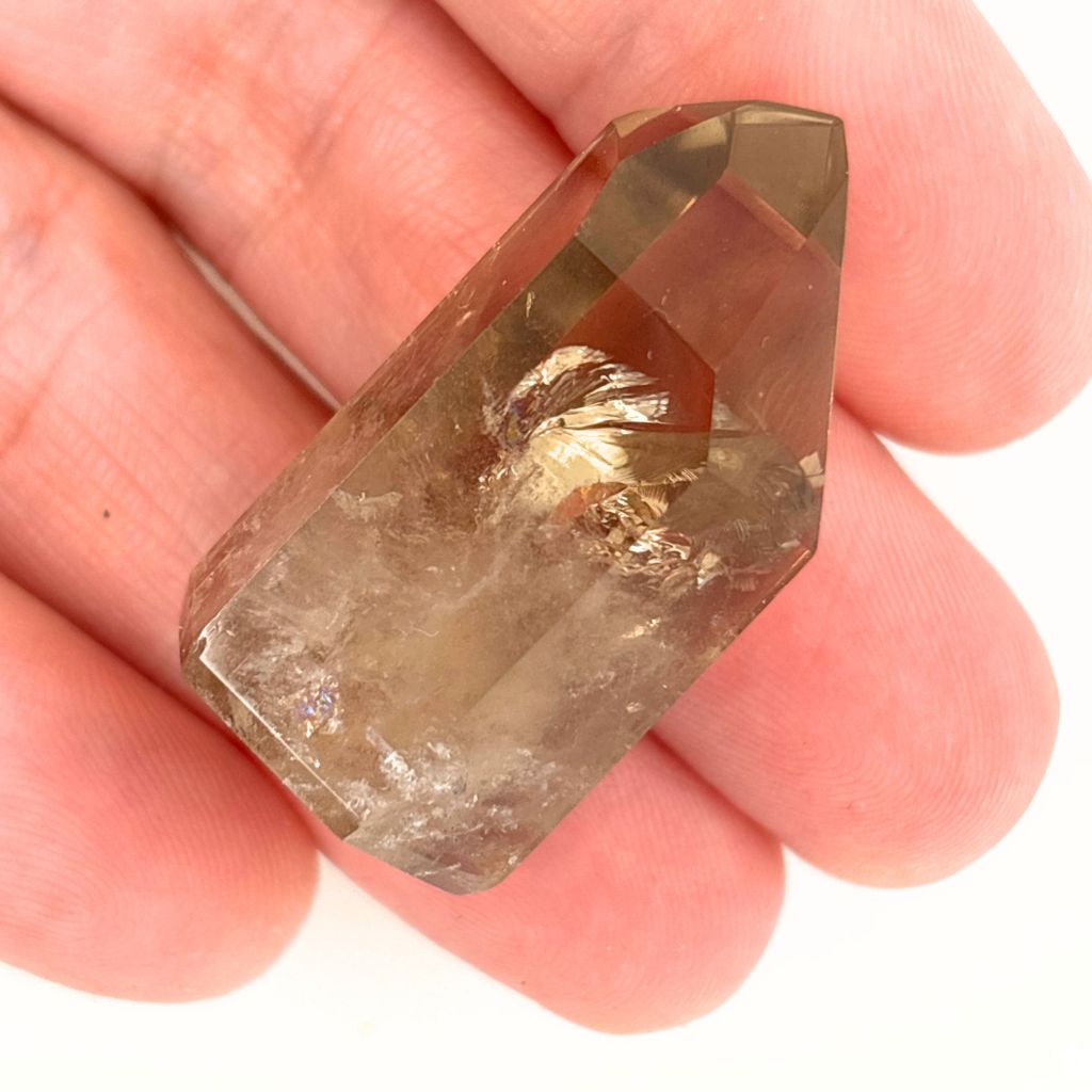 Natural Citrine Crystal Point | Polished Citrine Tower Australia