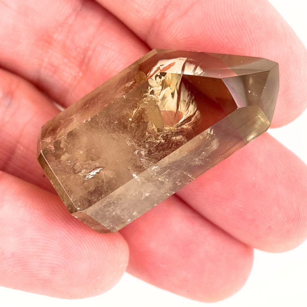Natural Citrine Crystal Point | Polished Citrine Tower Australia