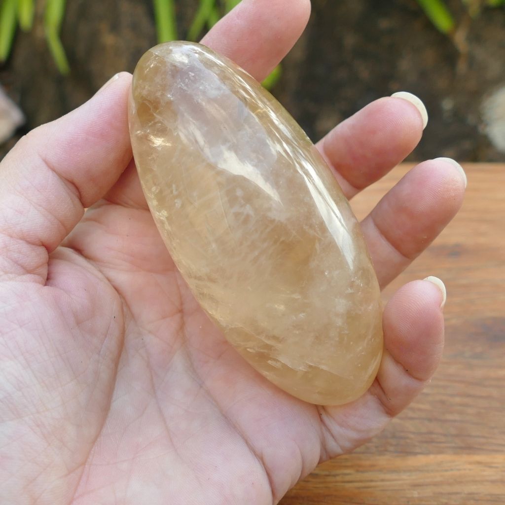 Citrine Lingam Crystal Australia | Natural Citrine Wand Stone