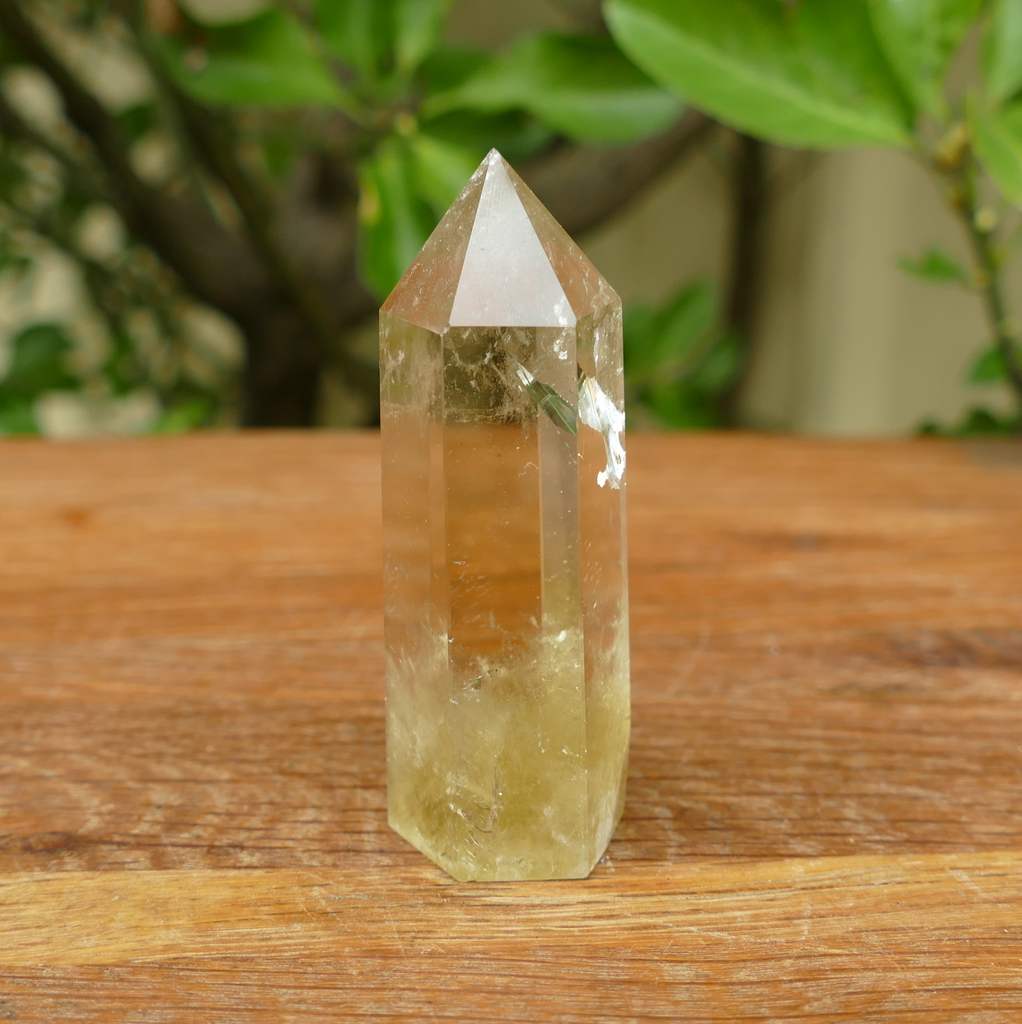 natural citrine polished point