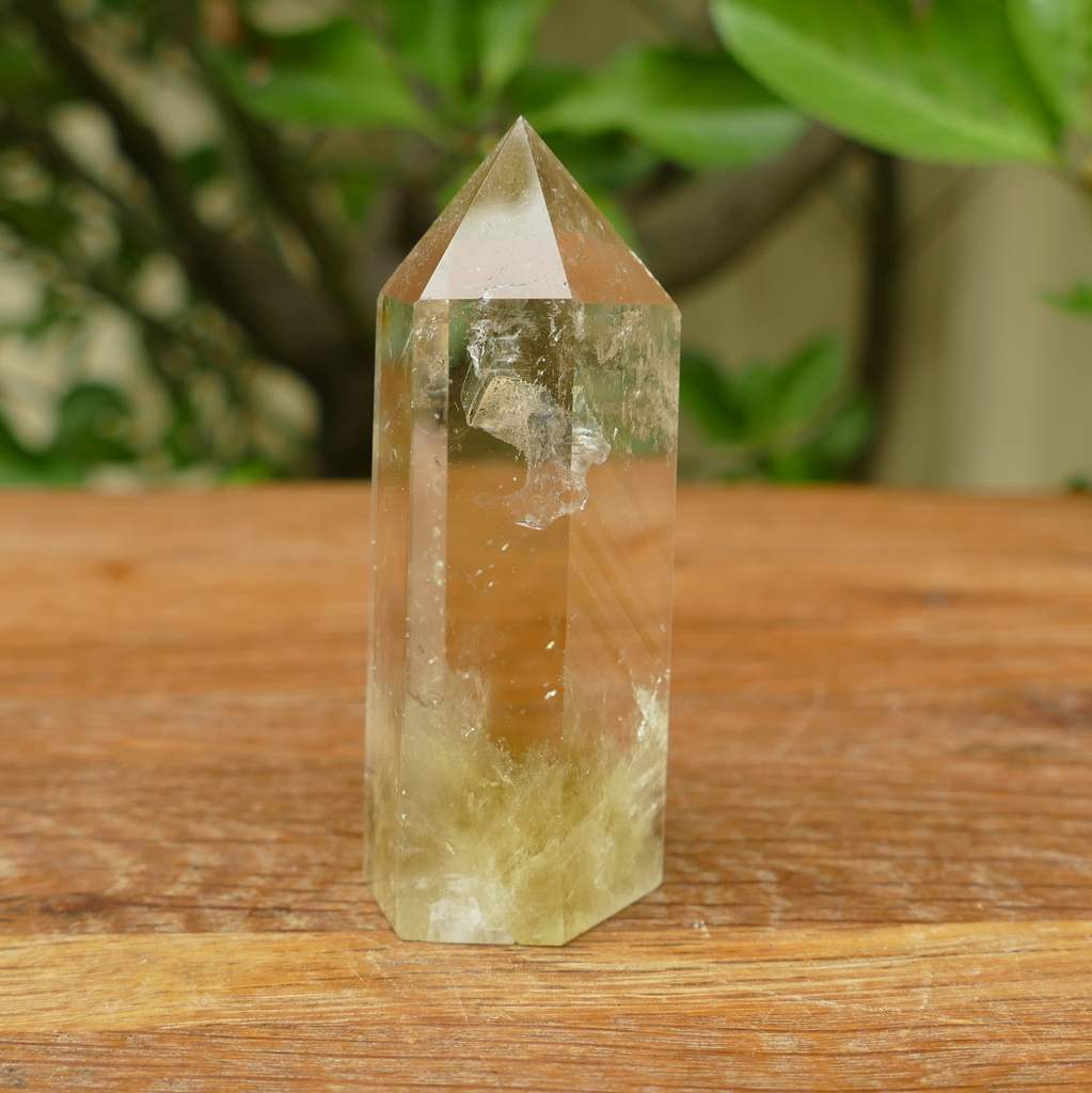 natural citrine polished point