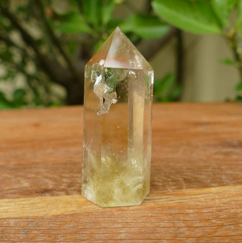 natural citrine polished point