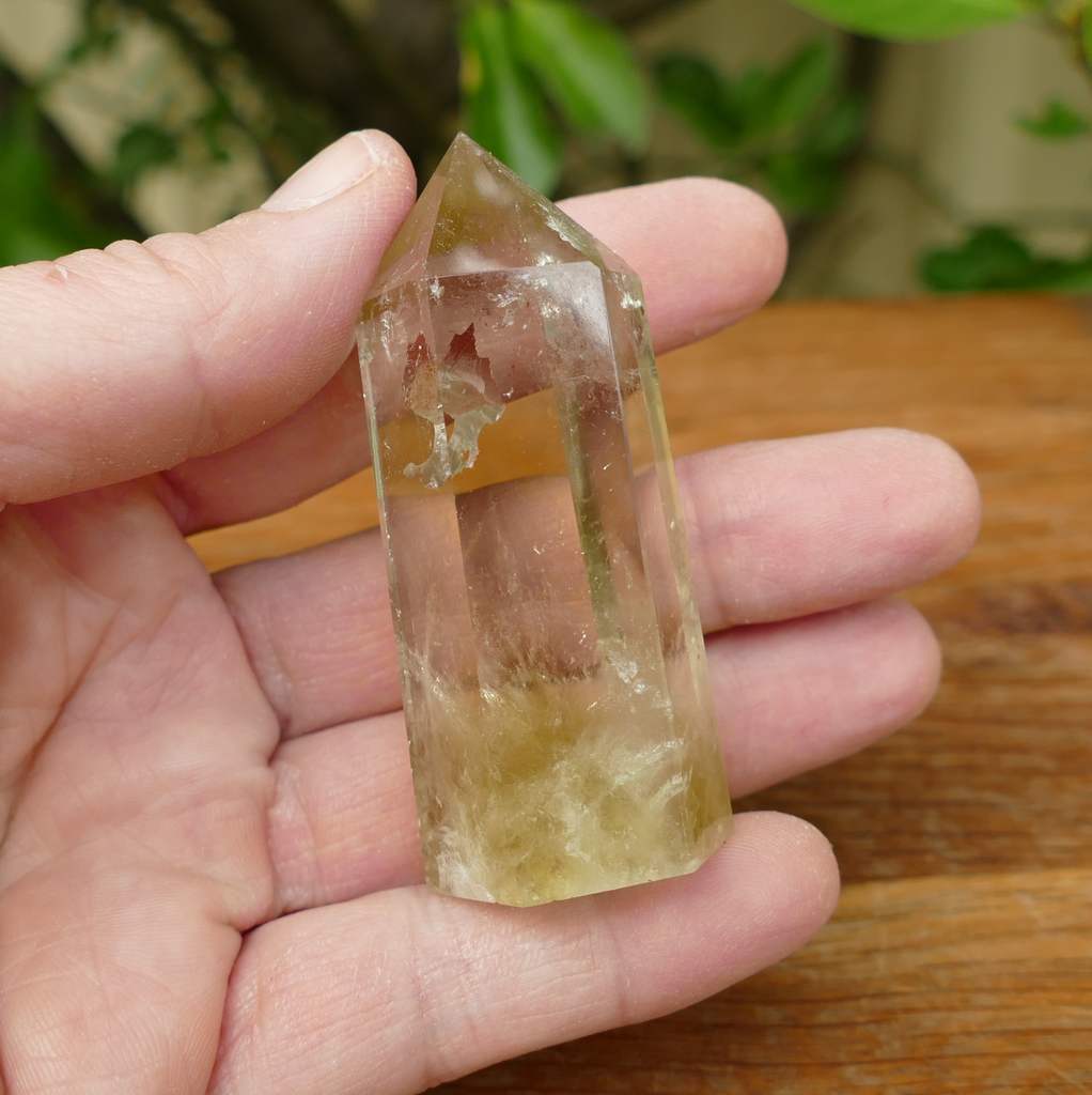 natural citrine polished point