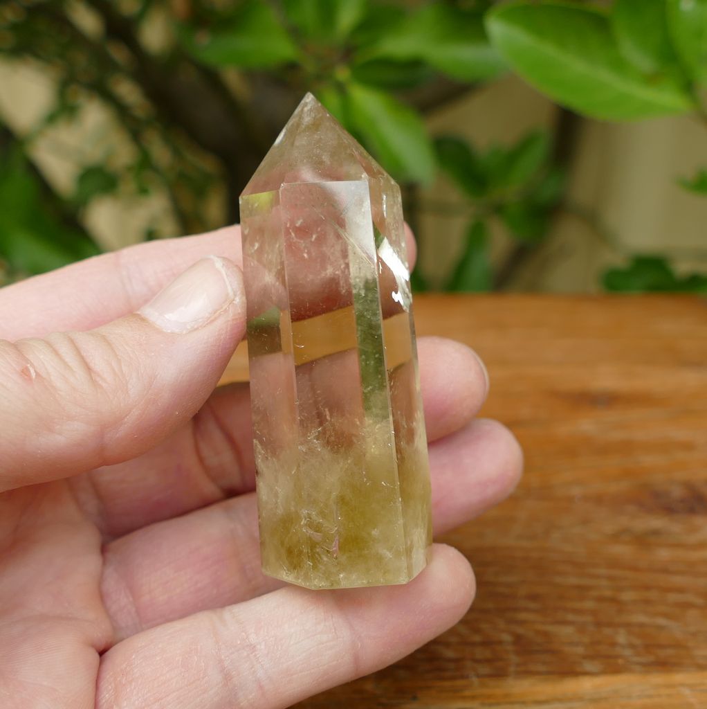 natural citrine polished point