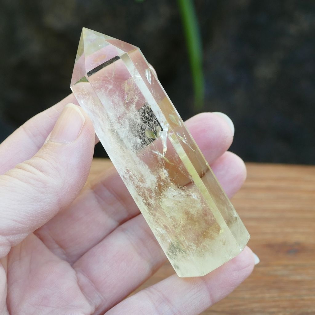 Natural Citrine Crystal Polished Point - 87grams