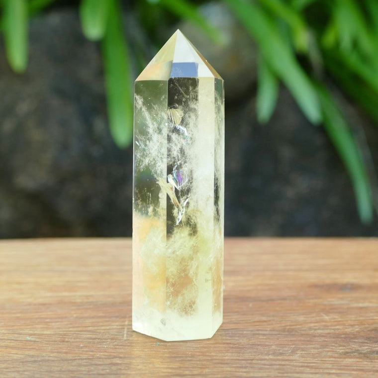 Natural Citrine Crystal Polished Point - 87grams