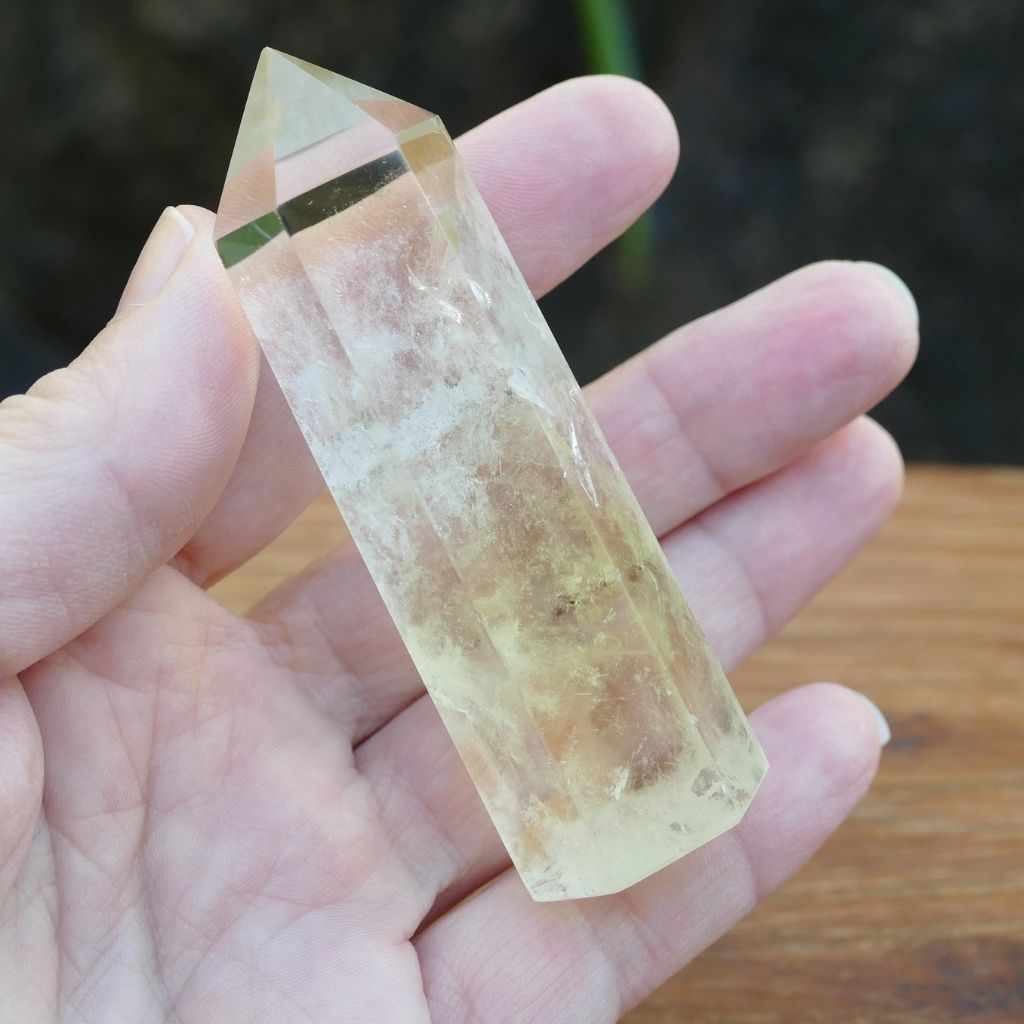 Natural Citrine Crystal Polished Point - 87grams