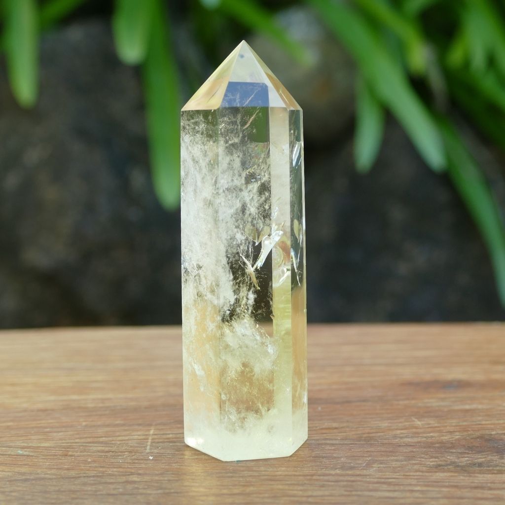 Natural Citrine Crystal Polished Point - 87grams
