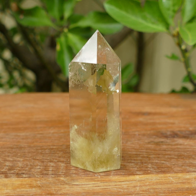 natural citrine polished point